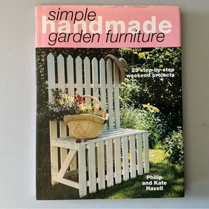 Simple Handmade Garden Furniture - Book with White Bench on Cover